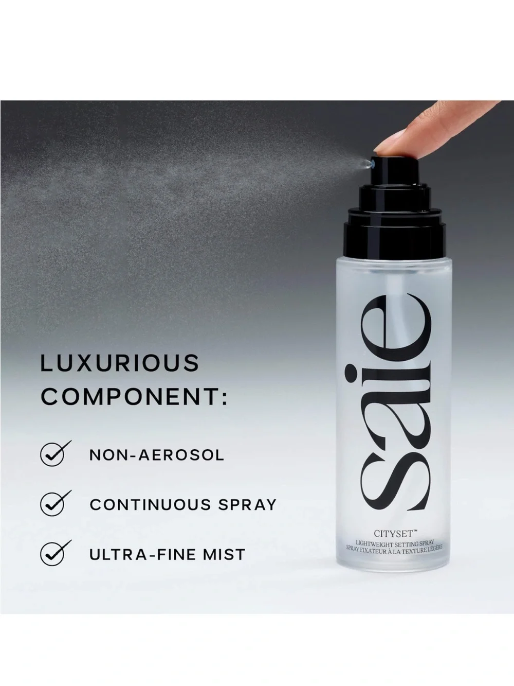 Saie CitySet Lightweight Setting Spray mini 30ml